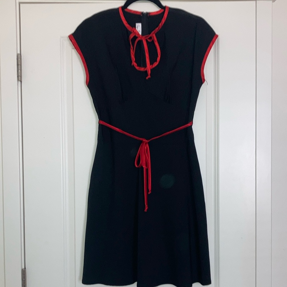 Stop Staring Blue A-Line Midi Dress Cap Sleeve